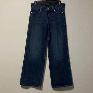 Banana Republic Wide-Leg Dark Blue Jeans 26/2R